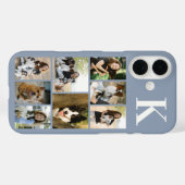 Coques Case-Mate iPhone Moderne 8 Photo Dusty Blue (Verso (horizontal))