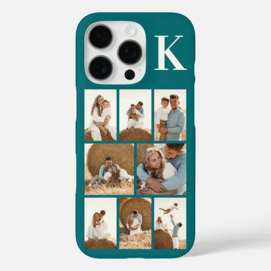 Coques Case-Mate iPhone Moderne 8 Photo Sarcelle (Verso)