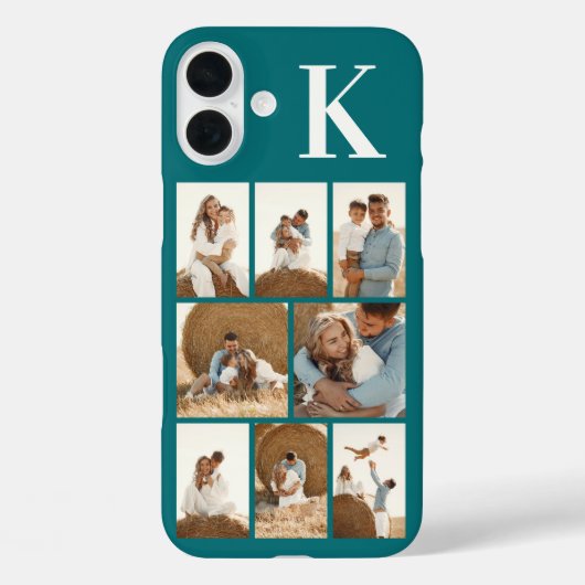 Coques Case-Mate iPhone Moderne 8 Photo Sarcelle (Verso)