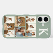 Coques Case-Mate iPhone Moderne 8 Photo Vert Sauge (Verso (horizontal))