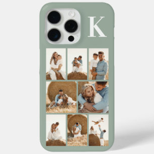 Coque iPhone 15 Pro Max Moderne 8 Photo Vert Sauge