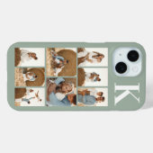 Coques Case-Mate iPhone Moderne 8 Photo Vert Sauge (Verso (horizontal))