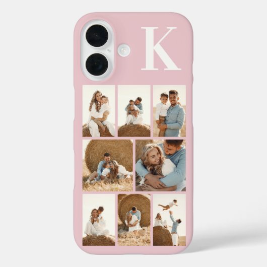 Coques Case-Mate iPhone Moderne 8 Rose Pâle Photo (Verso)