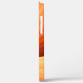 Coques Case-Mate iPhone Moderne Abstrait Graphique Fractal Orange Rouge Va (Verso / Gauche)