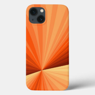 Case-Mate iPhone Case Moderne Abstrait Graphique Fractal Orange Rouge Va