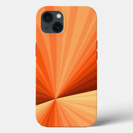 Coques Case-Mate iPhone Moderne Abstrait Orange Rouge Vanille Graphique Fr (Verso)
