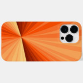 Coques Case-Mate iPhone Moderne Abstrait Orange Rouge Vanille Graphique Fr (Verso (horizontal))