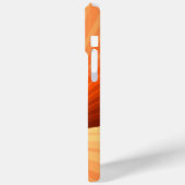 Coques Case-Mate iPhone Moderne Abstrait Orange Rouge Vanille Graphique Fr (Verso / Gauche)