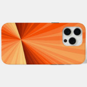 Coques Case-Mate iPhone Moderne Abstrait Orange Rouge Vanille Graphique Fr (Verso (horizontal))