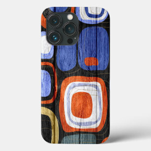 Case-Mate iPhone Case Moderne Abstrait Pastel Wood Look Coque-Mate iPhon