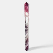 Coques Case-Mate iPhone Moderne Abstrait Simple Tourbillonnant Rose et Vio (Verso / Gauche)