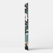 Coques Case-Mate iPhone Moderne aquarelle fleurie et feuillage élégant (Verso / Droite)