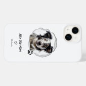 Coques Case-Mate iPhone Moderne Best Dog Mom One Photo (Verso (horizontal))