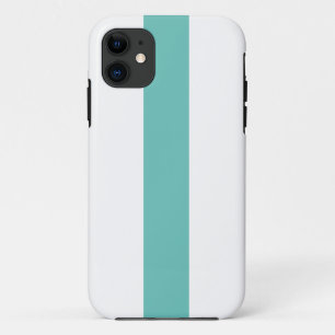 Case-Mate iPhone Case Moderne Chic Amusant Turquoise Aqua Blanc Stripes 