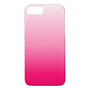 Coque iPhone 8/7 Moderne chic ciré chaud rose sombre fuschia