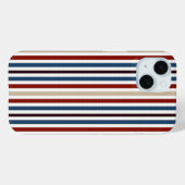 Coques Case-Mate iPhone Moderne Chic rayé (Verso (horizontal))