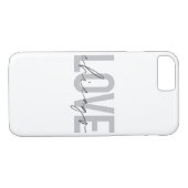 Coques Case-Mate iPhone Moderne, cool, simple, minimal, design Love Chicag (Dos (Horizontal))