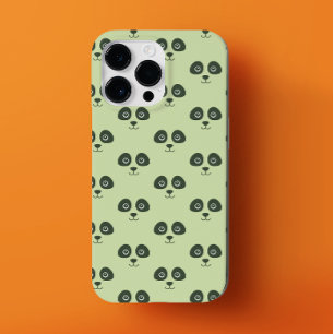 Coque Pour Pour iPhone 14 Pro Max Moderne Cute Panda Face Vert clair