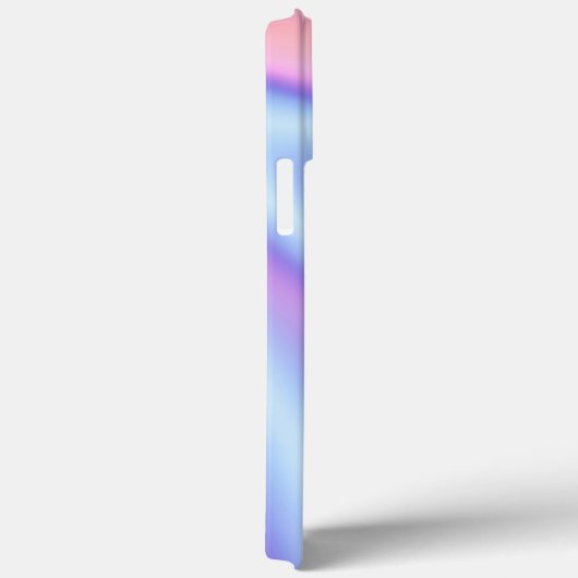 Coques Case-Mate iPhone Moderne dégradé holographique minimal rose violet (Verso / Droite)