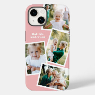 Coque Pour iPhone 14 Moderne design multi photo famille électronique