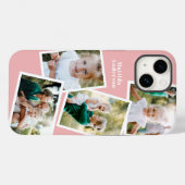 Coques Case-Mate iPhone Moderne design multi photo famille électronique (Verso (horizontal))