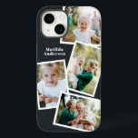 Coque Pour iPhone 14 Moderne design multi photo famille électronique<br><div class="desc">Conception moderne et design multi-photo famille de téléphone électronique. Idéal anniversaire,  Noël,  jour de la mère ou conception de Fêtes des pères. Les couleurs peuvent être changées.</div>