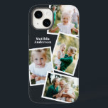 Coque Pour iPhone 14 Moderne design multi photo famille électronique<br><div class="desc">Conception moderne et design multi-photo famille de téléphone électronique. Idéal anniversaire,  Noël,  jour de la mère ou conception de Fêtes des pères. Les couleurs peuvent être changées.</div>