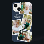 Coque Pour iPhone 14 Moderne design multi photo famille électronique<br><div class="desc">Conception moderne et design multi-photo famille de téléphone électronique. Idéal anniversaire,  Noël,  jour de la mère ou conception de Fêtes des pères. Les couleurs peuvent être changées.</div>