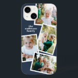 Coque Pour iPhone 14 Moderne design multi photo famille électronique<br><div class="desc">Conception moderne et design multi-photo famille de téléphone électronique. Idéal anniversaire,  Noël,  jour de la mère ou conception de Fêtes des pères. Les couleurs peuvent être changées.</div>