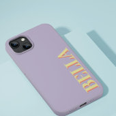 Coques Case-Mate iPhone Moderne doux violet initial minimal contemporain