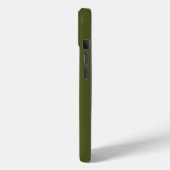 COQUES Case-Mate iPhone MODERNE ÉDITABLE ARMÉE VERT IMAGE MODÈLE TEXTE (Verso / Gauche)