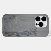 Coques Case-Mate iPhone Moderne élégant bois personnalisé - bois (Verso (horizontal))