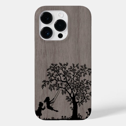 Coques Case-Mate iPhone Moderne élégant bois personnalisé - bois (Verso)