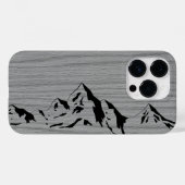 Coques Case-Mate iPhone Moderne élégant bois personnalisé - bois (Verso (horizontal))