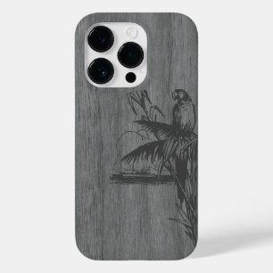 Coque Pour iPhone 14 Pro Moderne élégant bois personnalisé - bois