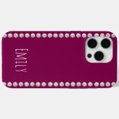 Coques Case-Mate iPhone Moderne élégant mignon simple brillant (Verso (horizontal))