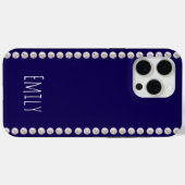 Coques Case-Mate iPhone Moderne élégant mignon simple brillant (Verso (horizontal))