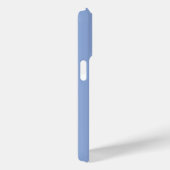 Coques Case-Mate iPhone moderne élégant monogramme initiale bleu bébé  (Verso / Droite)