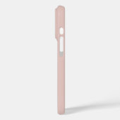 Coques Case-Mate iPhone Moderne Élégantes Initiales Monogramme Rose Pâle B (Verso / Gauche)