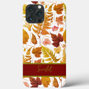 Case-Mate iPhone Case Moderne et élégant halloween feuilles et fleurs