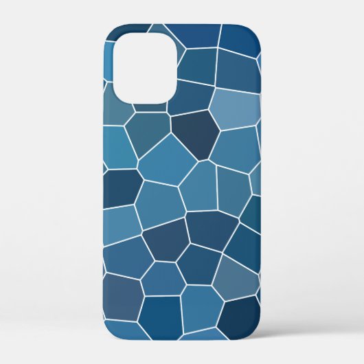 Coques Case-Mate iPhone Moderne et élégant Motif bleu (Verso)