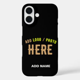 COQUES iPhone 16 MODERNE ET MODERNE PERSONNALISABLE NOIR VÉRIFIÉ