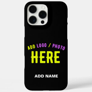 COQUES iPhone 16 PRO MAX MODERNE ET MODERNE PERSONNALISABLE NOIR VÉRIFIÉ