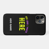 COQUES Case-Mate iPhone MODERNE ET MODERNE PERSONNALISABLE NOIR VÉRIFIÉ (Dos (Horizontal))