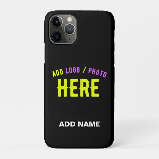 COQUES Case-Mate iPhone MODERNE ET MODERNE PERSONNALISABLE NOIR VÉRIFIÉ (Dos)