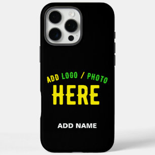 COQUES iPhone 16 PRO MAX MODERNE ET MODERNE PERSONNALISABLE NOIR VÉRIFIÉ