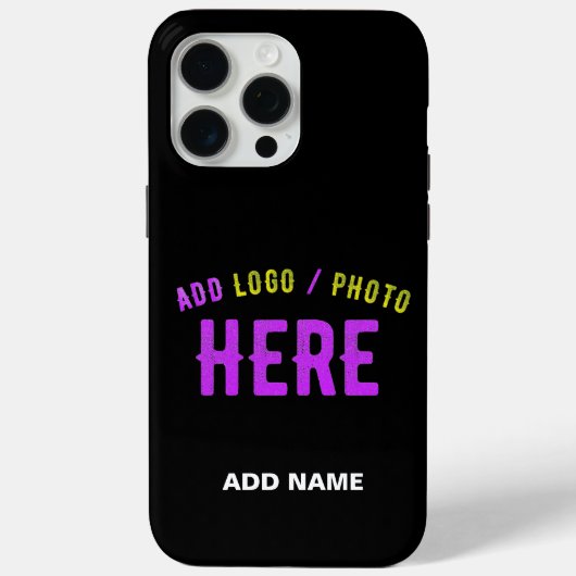 COQUES Case-Mate iPhone MODERNE ET MODERNE PERSONNALISABLE NOIR VÉRIFIÉ (Verso)