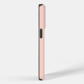 Coques Case-Mate iPhone Moderne Feminine Solide Rose Soft Script Nom perso (Verso / Droite)