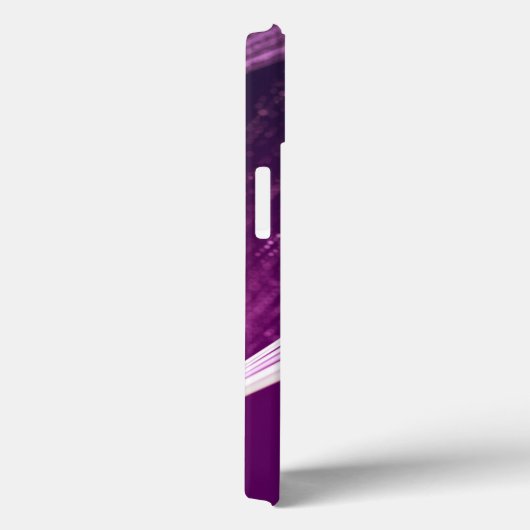 Coques Case-Mate iPhone Moderne Fille violet élégant (Verso / Droite)
