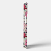 Coques Case-Mate iPhone Moderne Fleurs Roses et Rouges (Verso / Droite)
